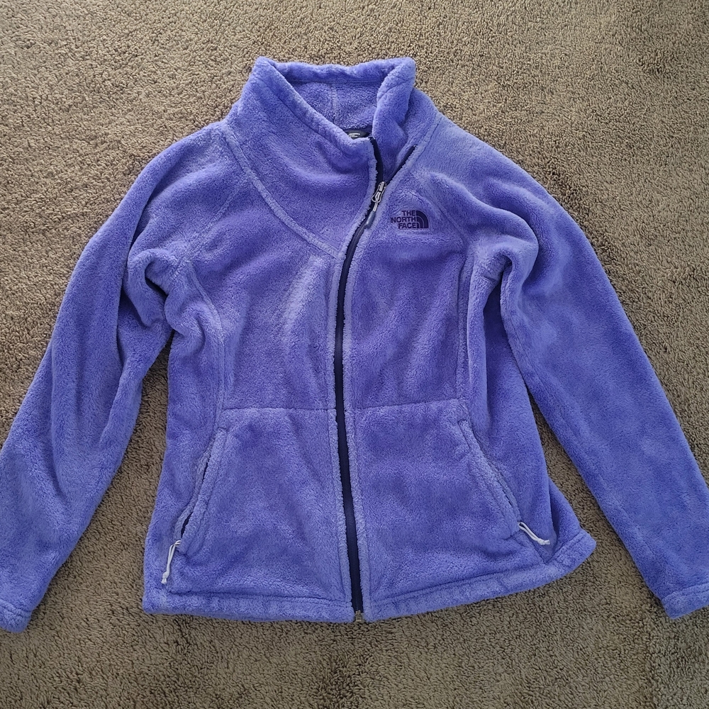 The North Face Purple Fleece Jacket Size Small